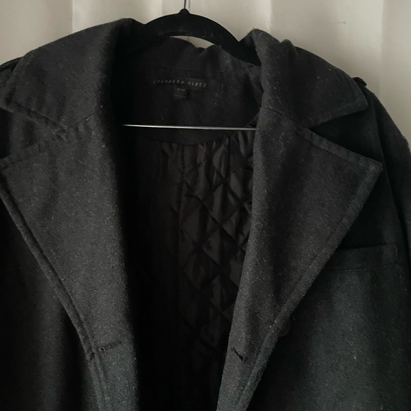 🎄Buy2Get1Free🎄Men’s urban outfitters wool coat - Picture 2 of 10